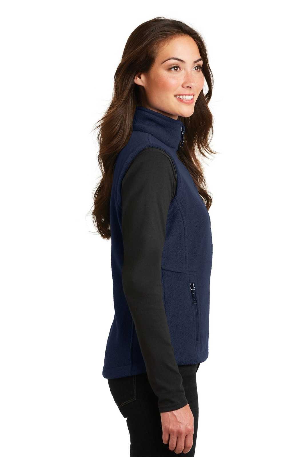 Port Authority L219 Ladies Value Fleece Vest - True Navy - HIT a Double - 3