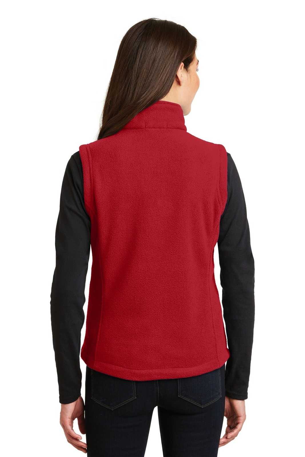 Port Authority L219 Ladies Value Fleece Vest - True Red - HIT a Double - 2