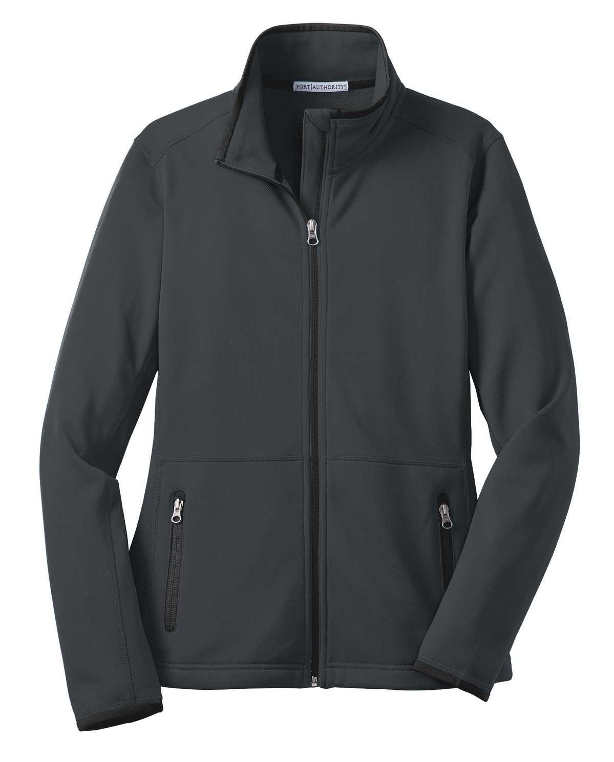 Port Authority L222 Ladies Pique Fleece Jacket - Graphite - HIT a Double - 5