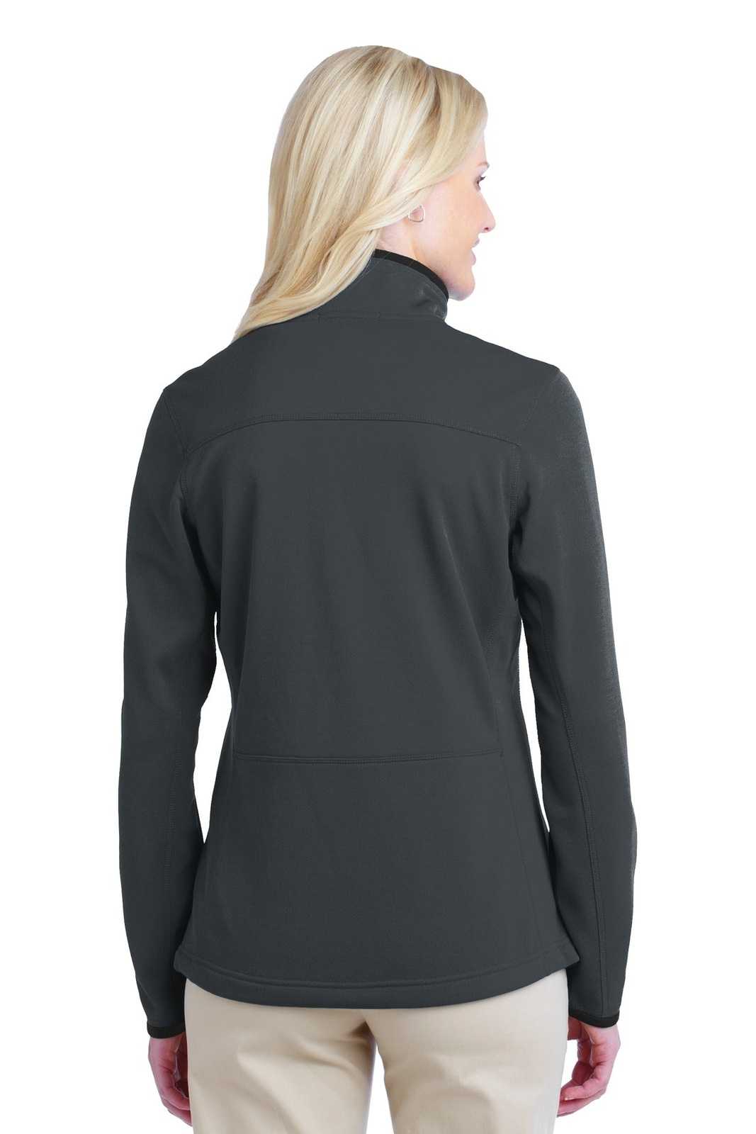 Port Authority L222 Ladies Pique Fleece Jacket - Graphite - HIT a Double - 2