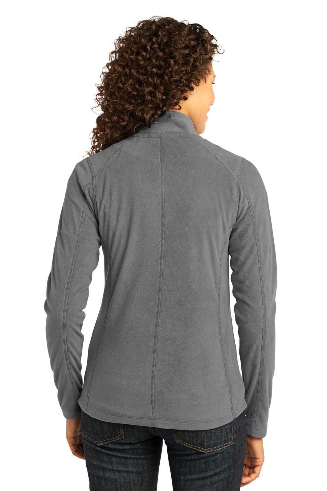Port Authority L223 Ladies Microfleece Jacket - Pearl Gray - HIT a Double - 2