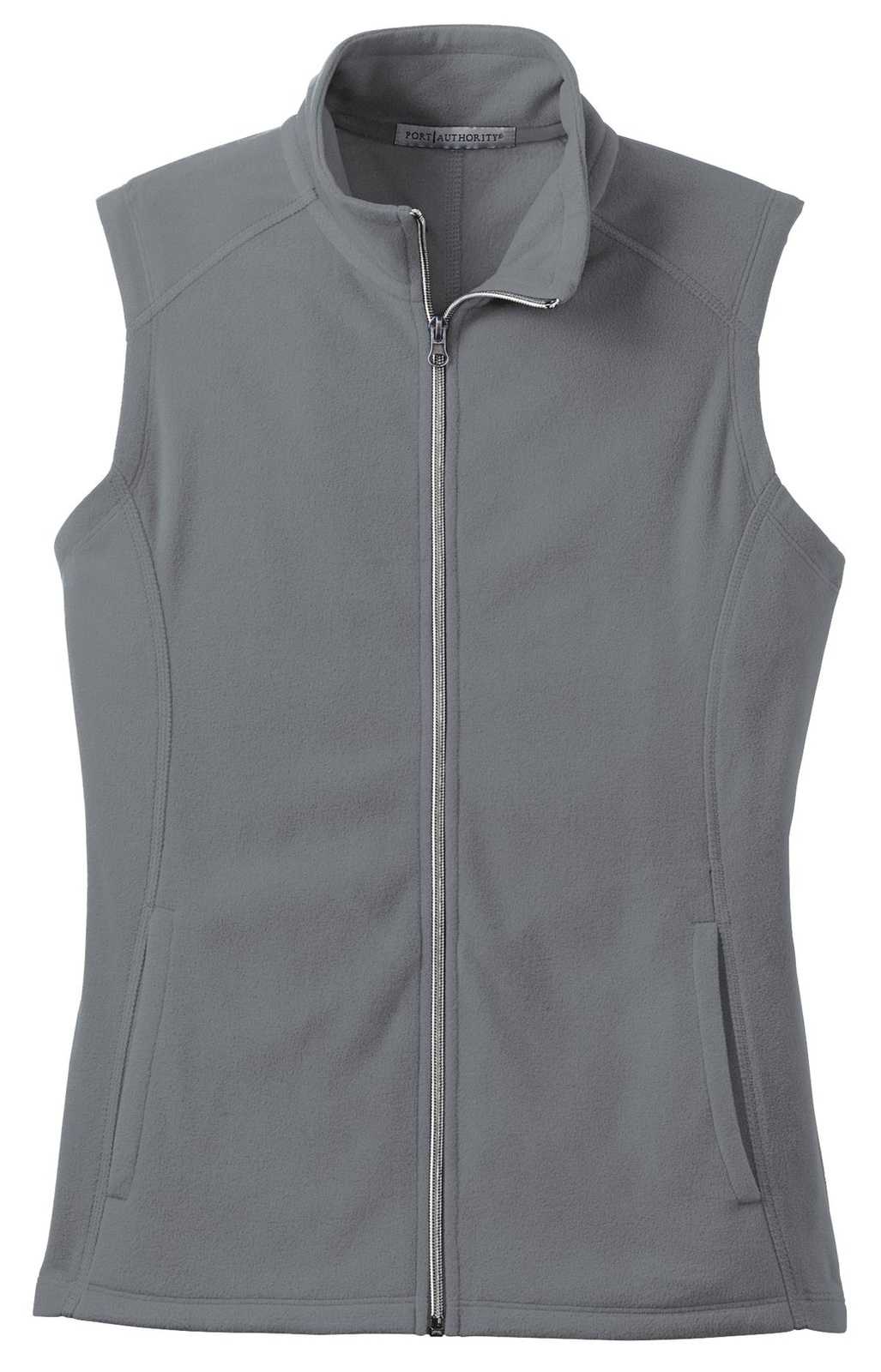 Port Authority L226 Ladies Microfleece Vest - Pearl Gray - HIT a Double - 5