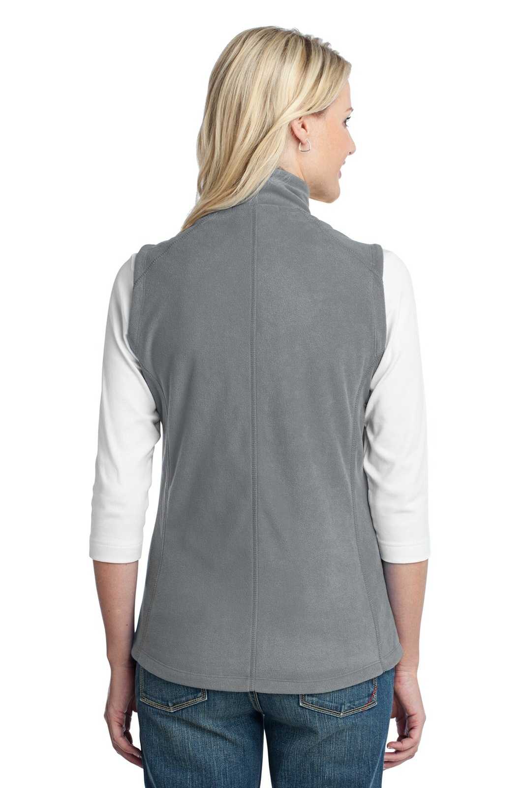 Port Authority L226 Ladies Microfleece Vest - Pearl Gray - HIT a Double - 2