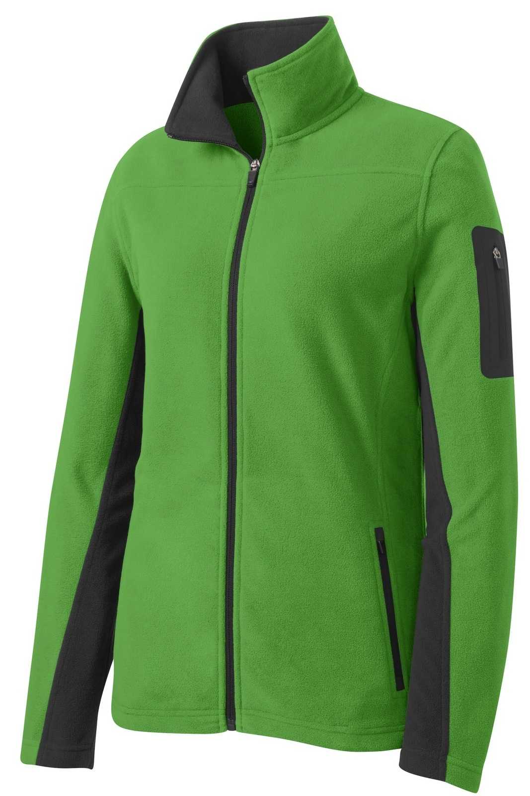 Port Authority L233 Ladies Summit Fleece Full-Zip Jacket - Vine Green Magnet - HIT a Double - 5