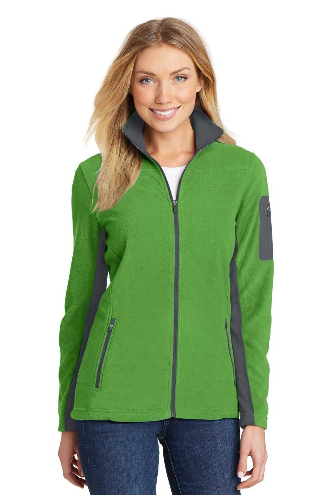 Port Authority L233 Ladies Summit Fleece Full-Zip Jacket - Vine Green Magnet - HIT a Double - 1