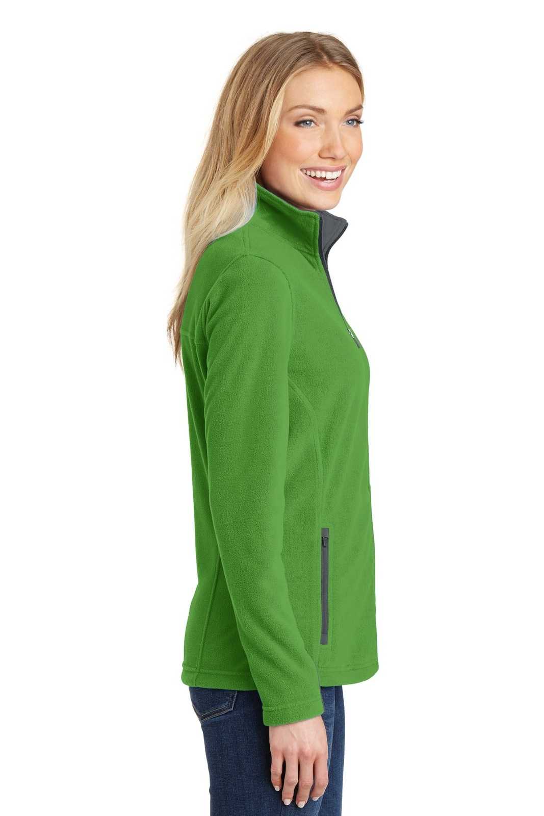 Port Authority L233 Ladies Summit Fleece Full-Zip Jacket - Vine Green Magnet - HIT a Double - 3