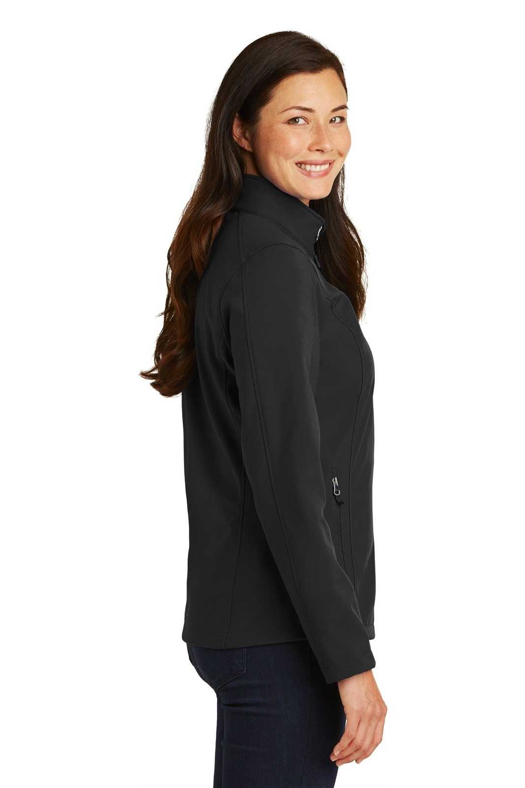Port Authority L317 Ladies Core Soft Shell Jacket - Black - HIT a Double - 3