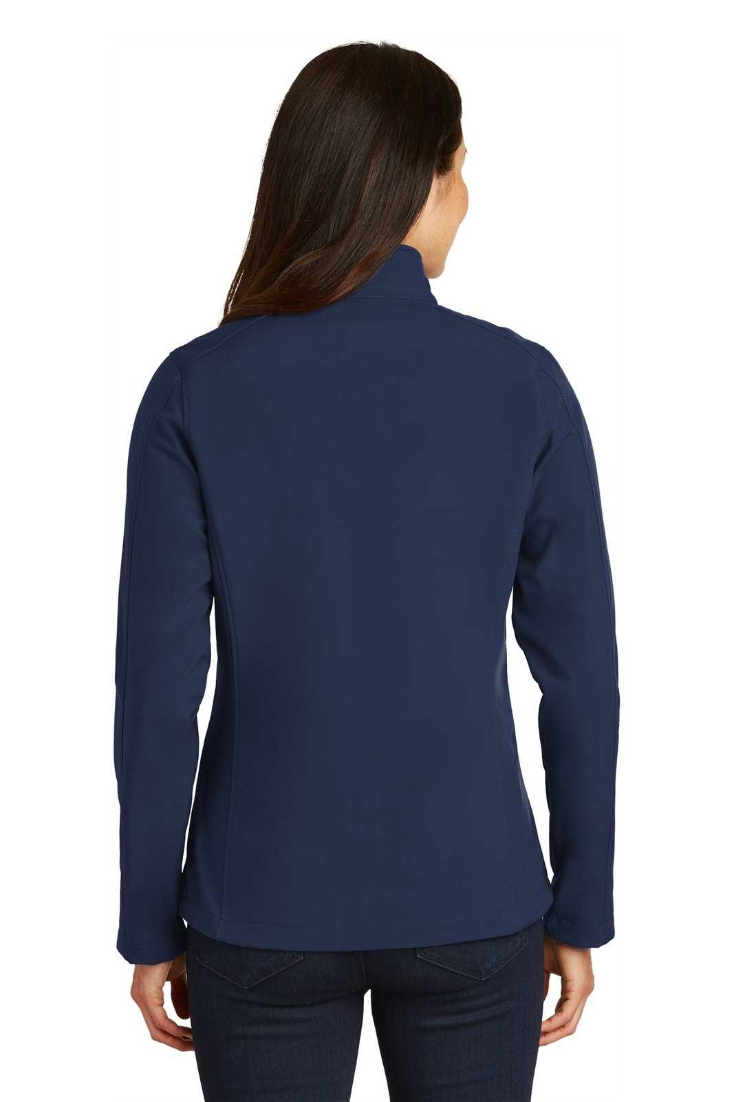 Port Authority L317 Ladies Core Soft Shell Jacket - Dress Blue Navy - HIT a Double - 2