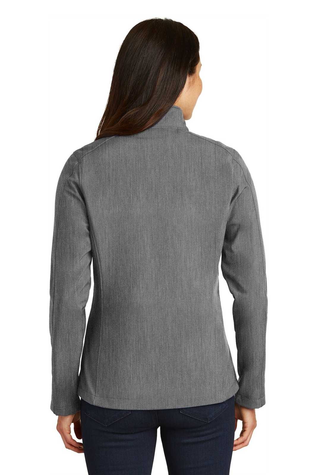Port Authority L317 Ladies Core Soft Shell Jacket - Pearl Gray Heather - HIT a Double - 2