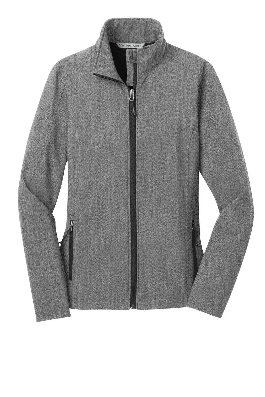 Port Authority L317 Ladies Core Soft Shell Jacket - Pearl Gray Heather - HIT a Double - 5
