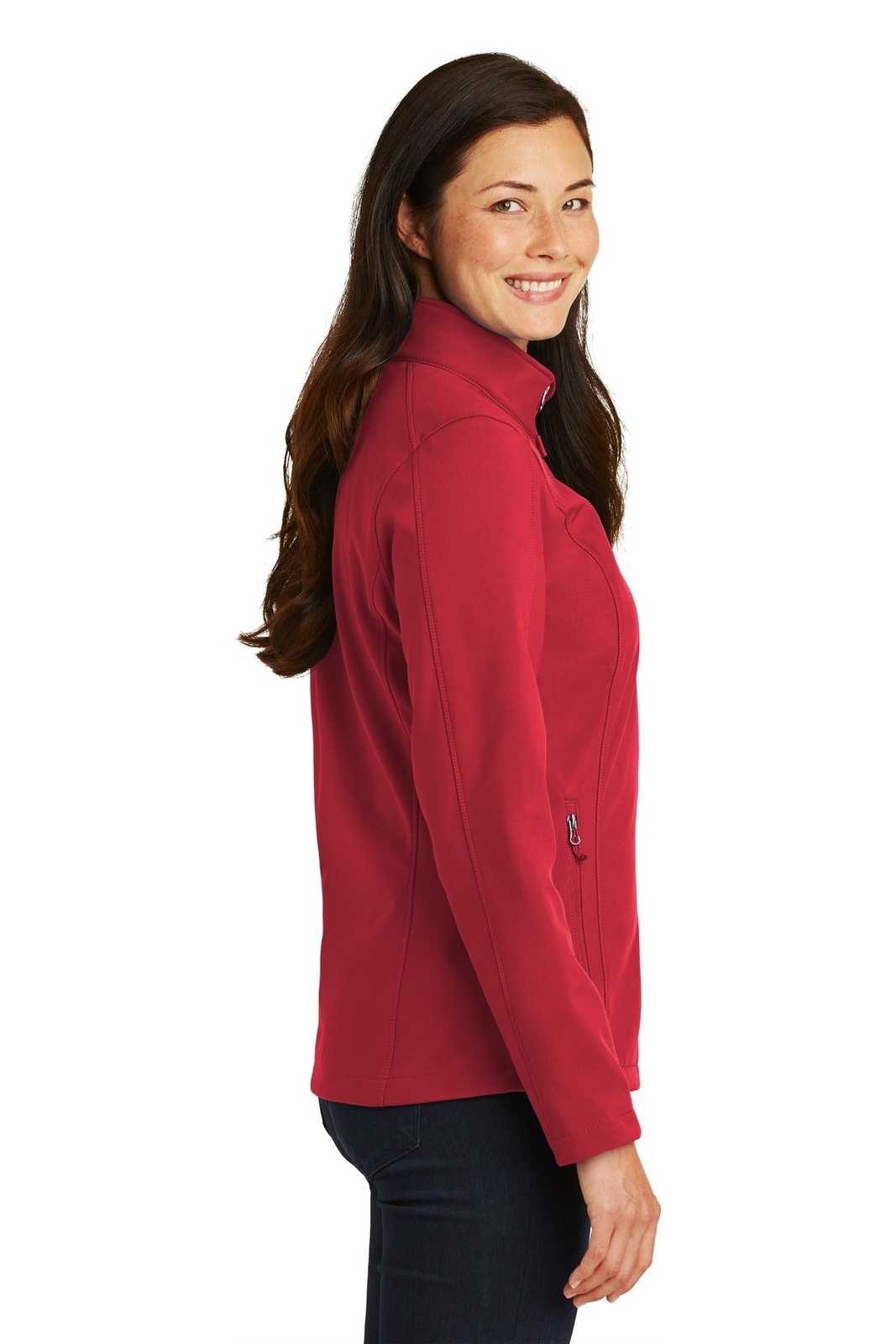 Port Authority L317 Ladies Core Soft Shell Jacket - Rich Red - HIT a Double - 3