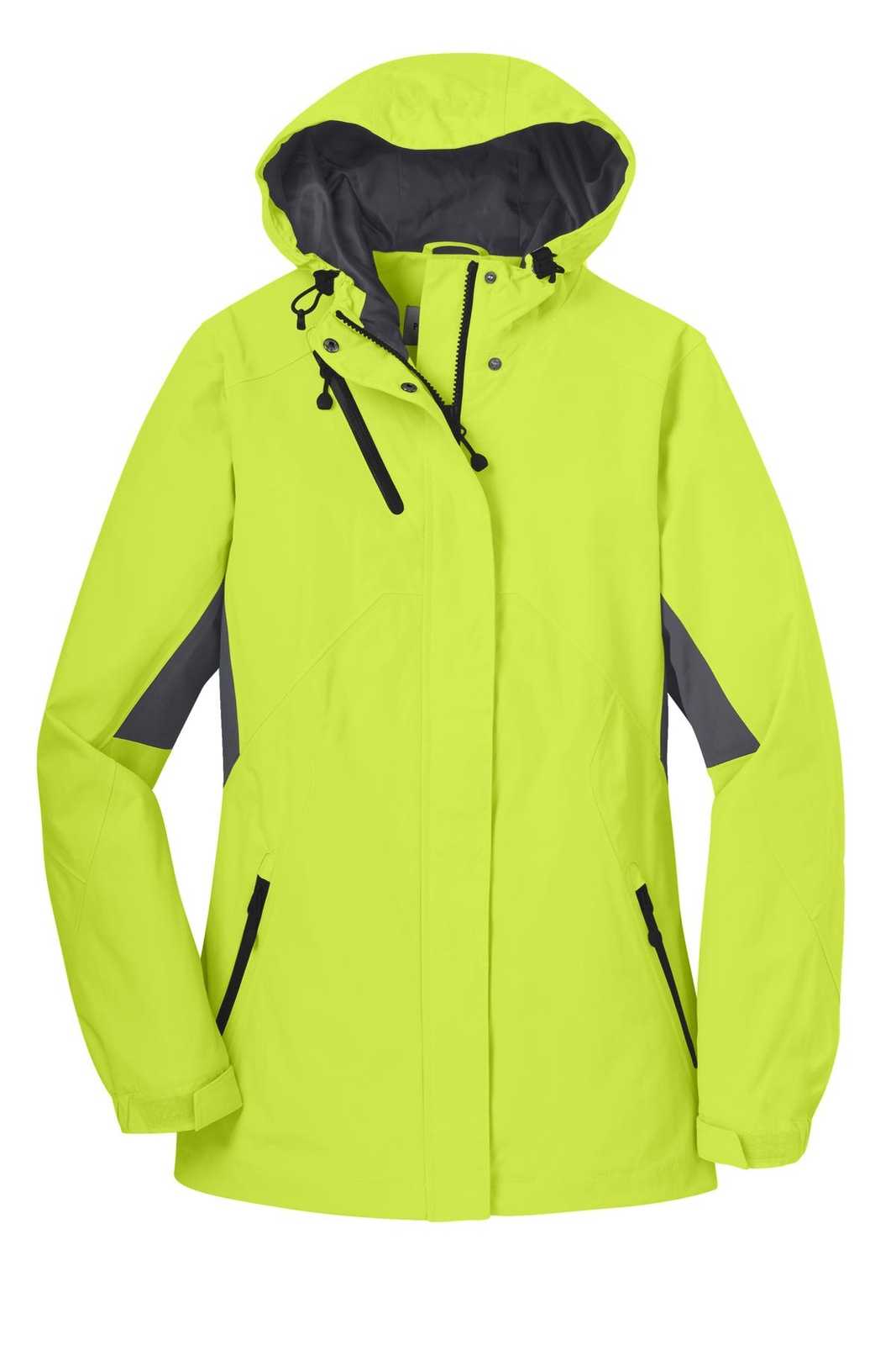 Port Authority L322 Ladies Cascade Waterproof Jacket - Charge Green Magnet - HIT a Double - 5