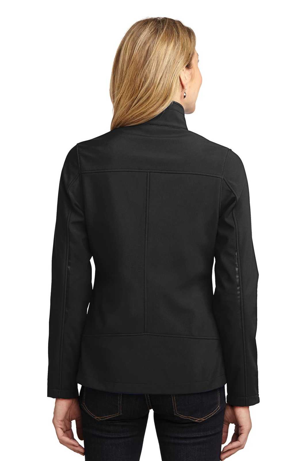 Port Authority L324 Ladies Welded Soft Shell Jacket - Black - HIT a Double - 2