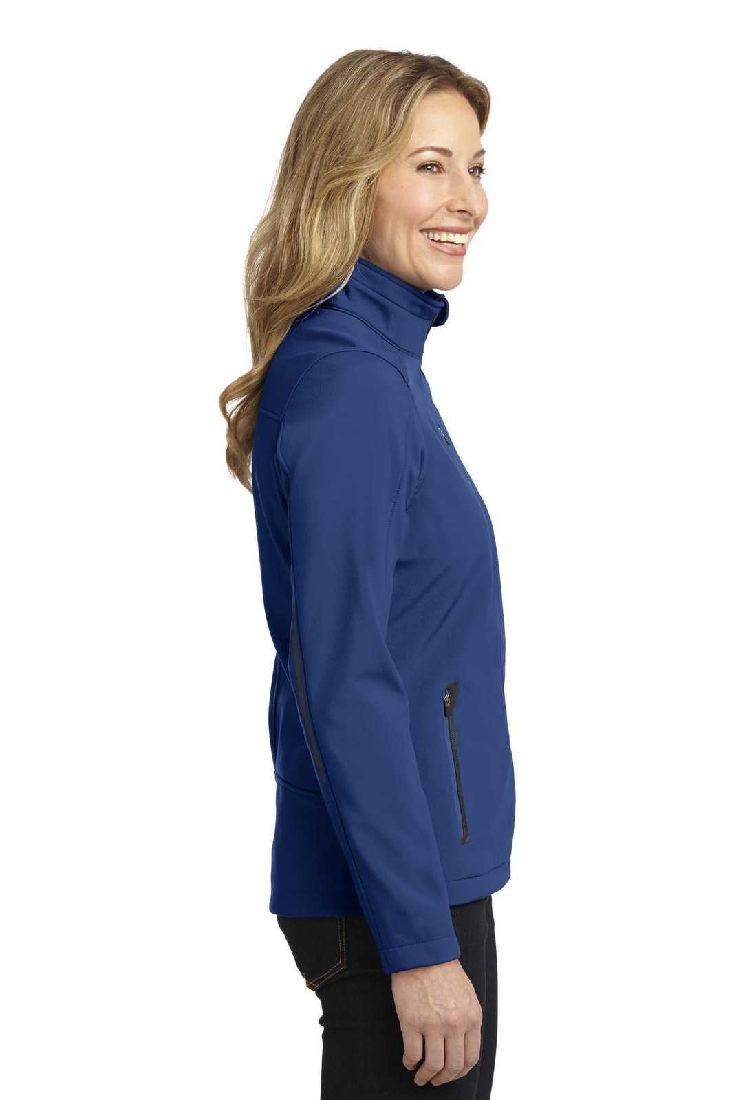 Port Authority L324 Ladies Welded Soft Shell Jacket - Estate Blue - HIT a Double - 3