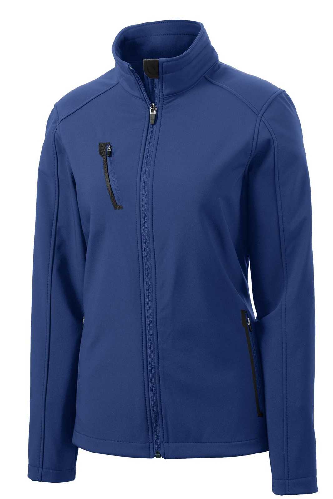 Port Authority L324 Ladies Welded Soft Shell Jacket - Estate Blue - HIT a Double - 5