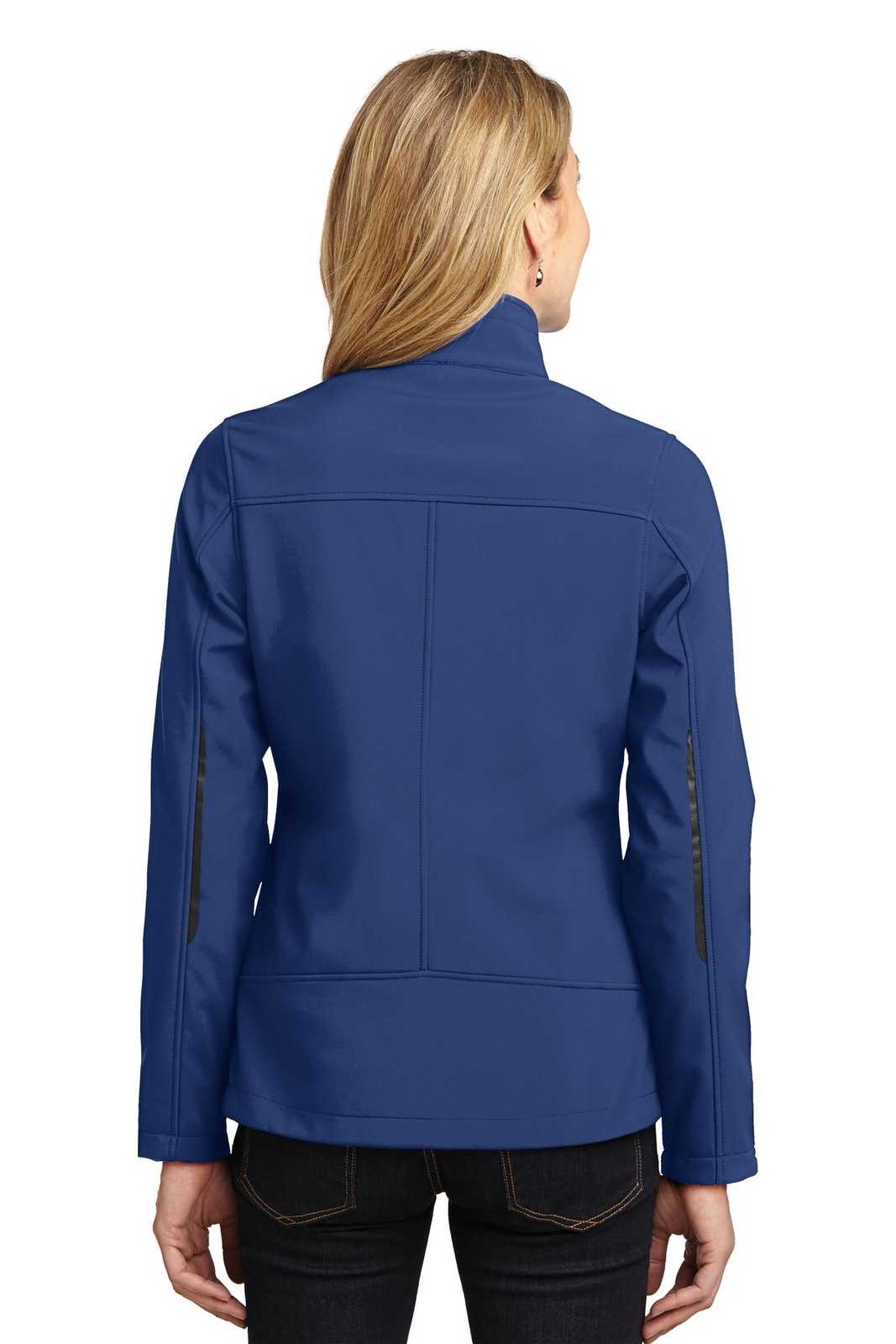 Port Authority L324 Ladies Welded Soft Shell Jacket - Estate Blue - HIT a Double - 2