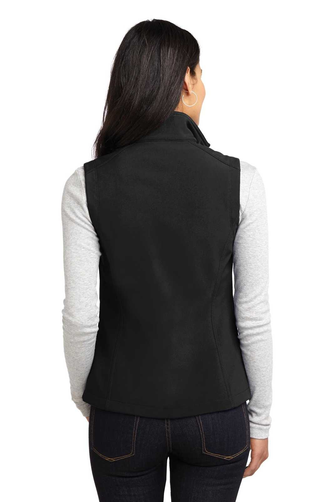 Port Authority L325 Ladies Core Soft Shell Vest - Black - HIT a Double - 1