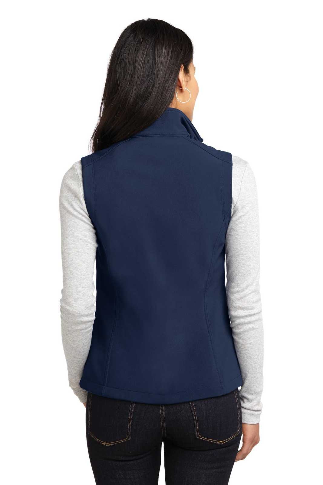 Port Authority L325 Ladies Core Soft Shell Vest - Dress Blue Navy - HIT a Double - 2