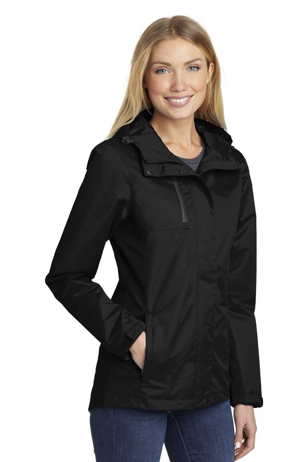 Port Authority L331 Ladies All-Conditions Jacket - Black - HIT a Double - 4