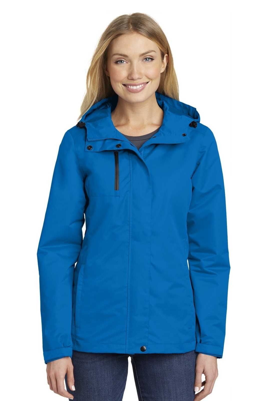 Port Authority L331 Ladies All-Conditions Jacket - Direct Blue - HIT a Double - 1