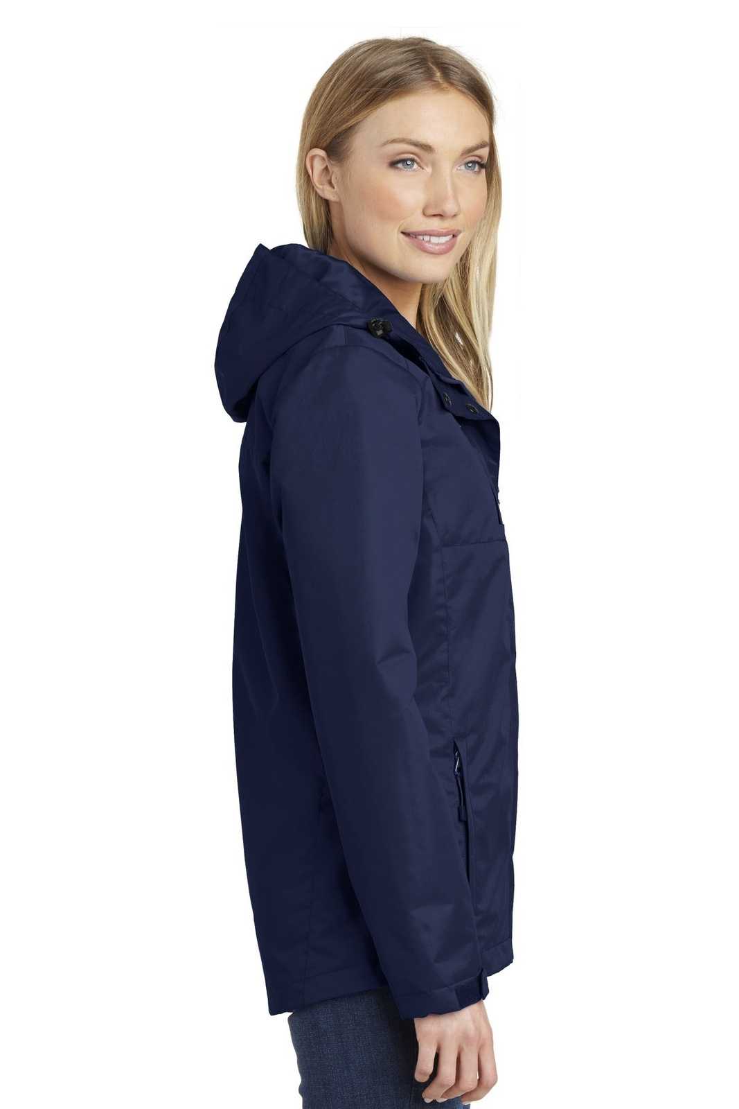 Port Authority L331 Ladies All-Conditions Jacket - True Navy - HIT a Double - 3