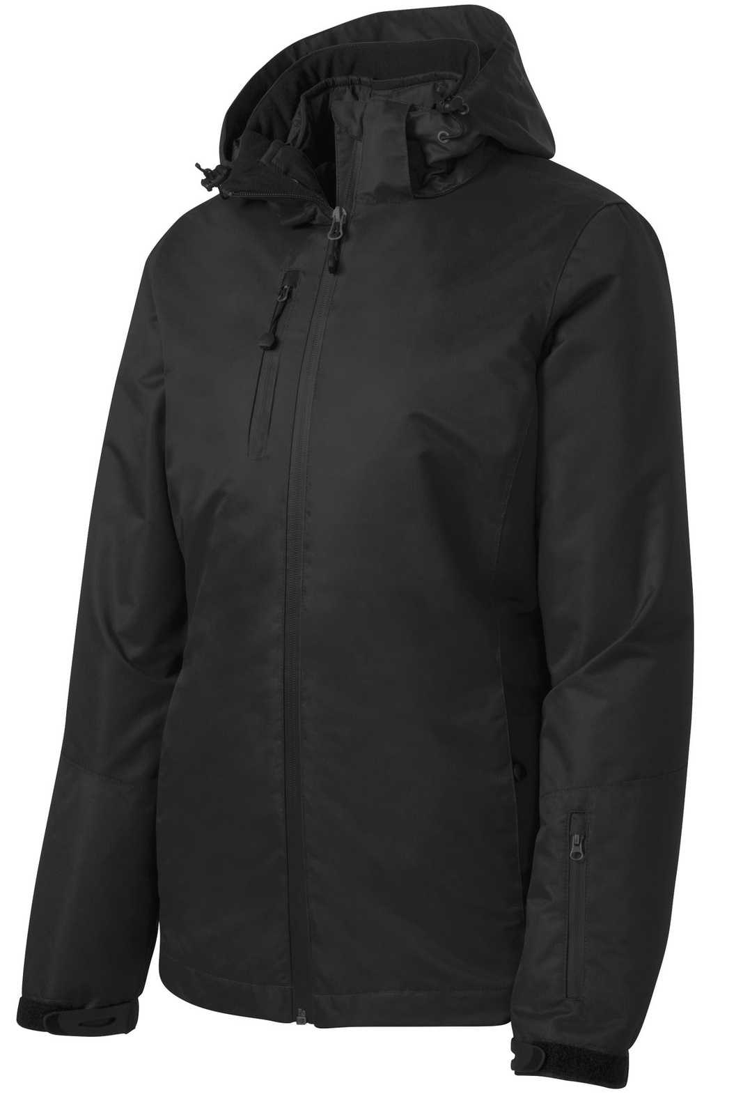 Port Authority L332 Ladies Vortex Waterproof 3-in-1 Jacket - Black Black - HIT a Double - 5