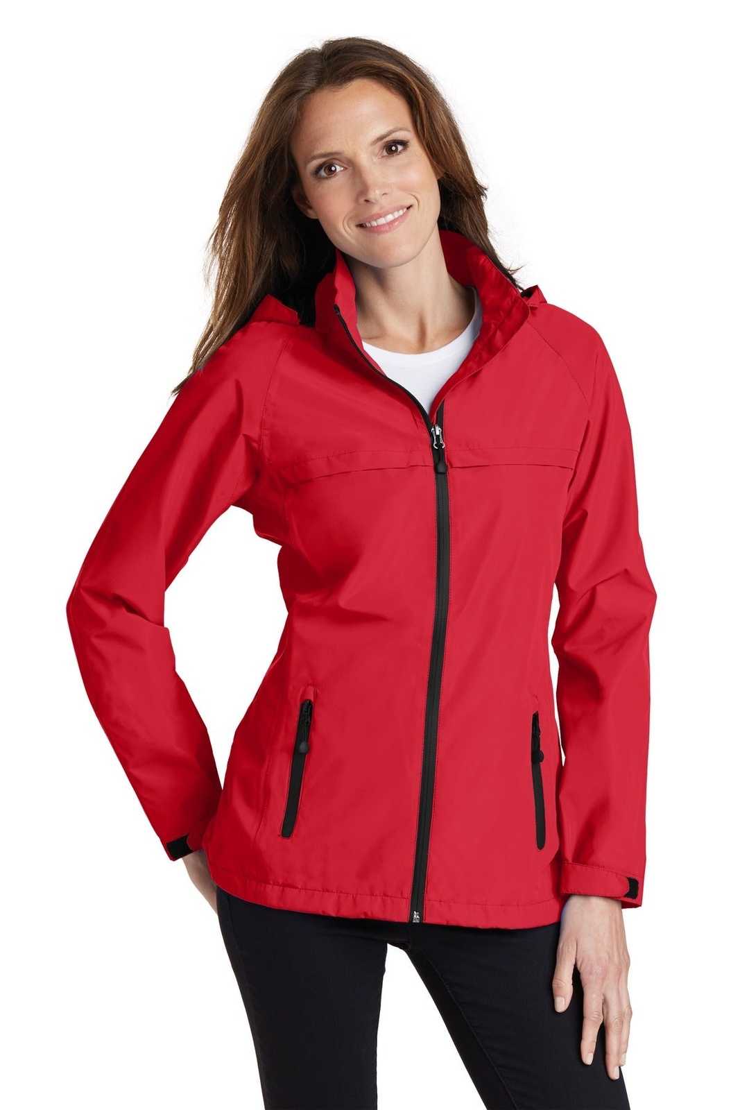 Port Authority L333 Ladies Torrent Waterproof Jacket - Engine Red - HIT a Double - 1