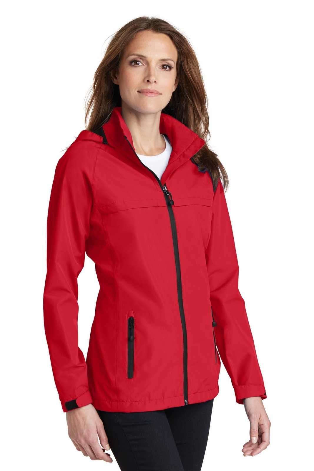 Port Authority L333 Ladies Torrent Waterproof Jacket - Engine Red - HIT a Double - 4