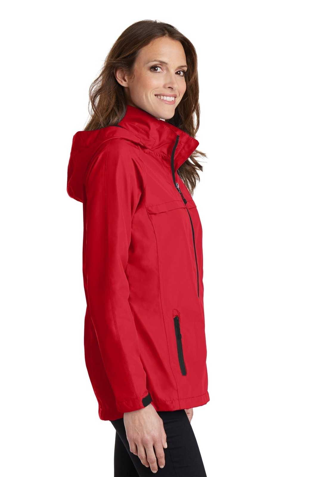 Port Authority L333 Ladies Torrent Waterproof Jacket - Engine Red - HIT a Double - 3