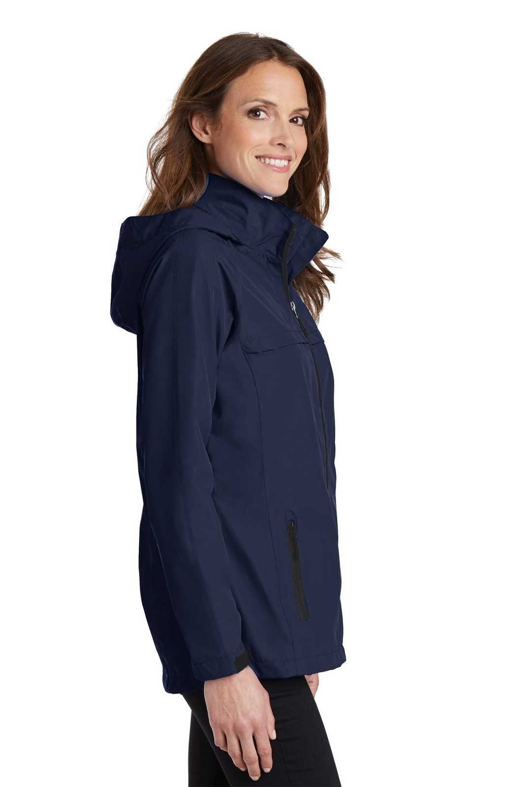 Port Authority L333 Ladies Torrent Waterproof Jacket - True Navy - HIT a Double - 3