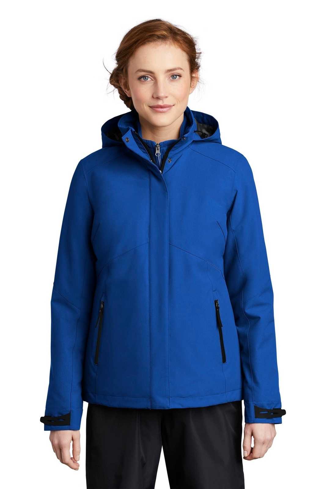 Port Authority L405 Ladies Insulated Waterproof Tech Jacket - Cobalt Blue - HIT a Double - 1