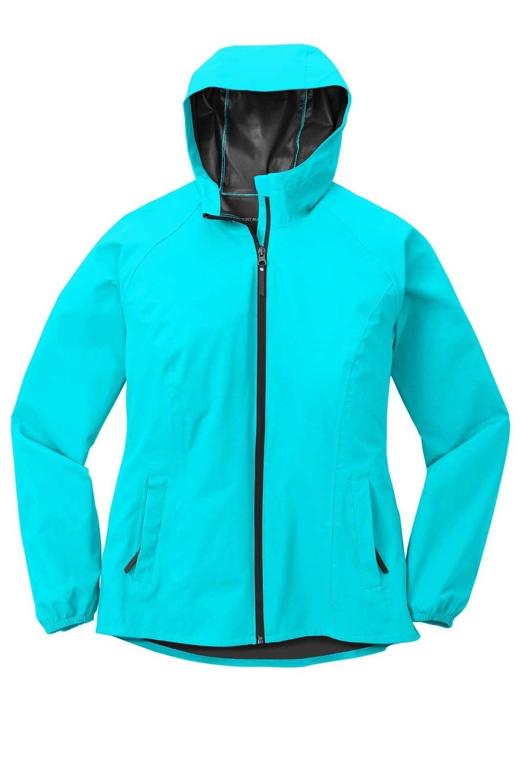 Port Authority L407 Ladies Essential Rain Jacket - Light Cyan Blue - HIT a Double - 5