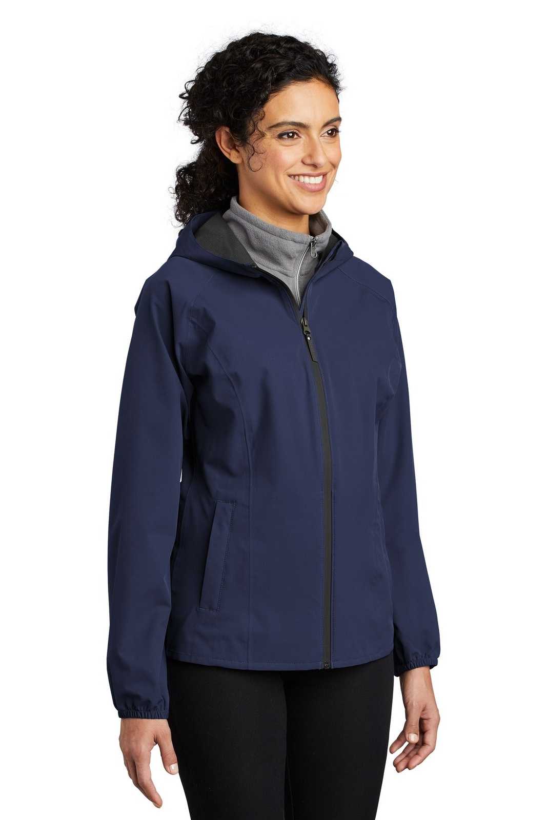 Port Authority L407 Ladies Essential Rain Jacket - True Navy - HIT a Double - 4