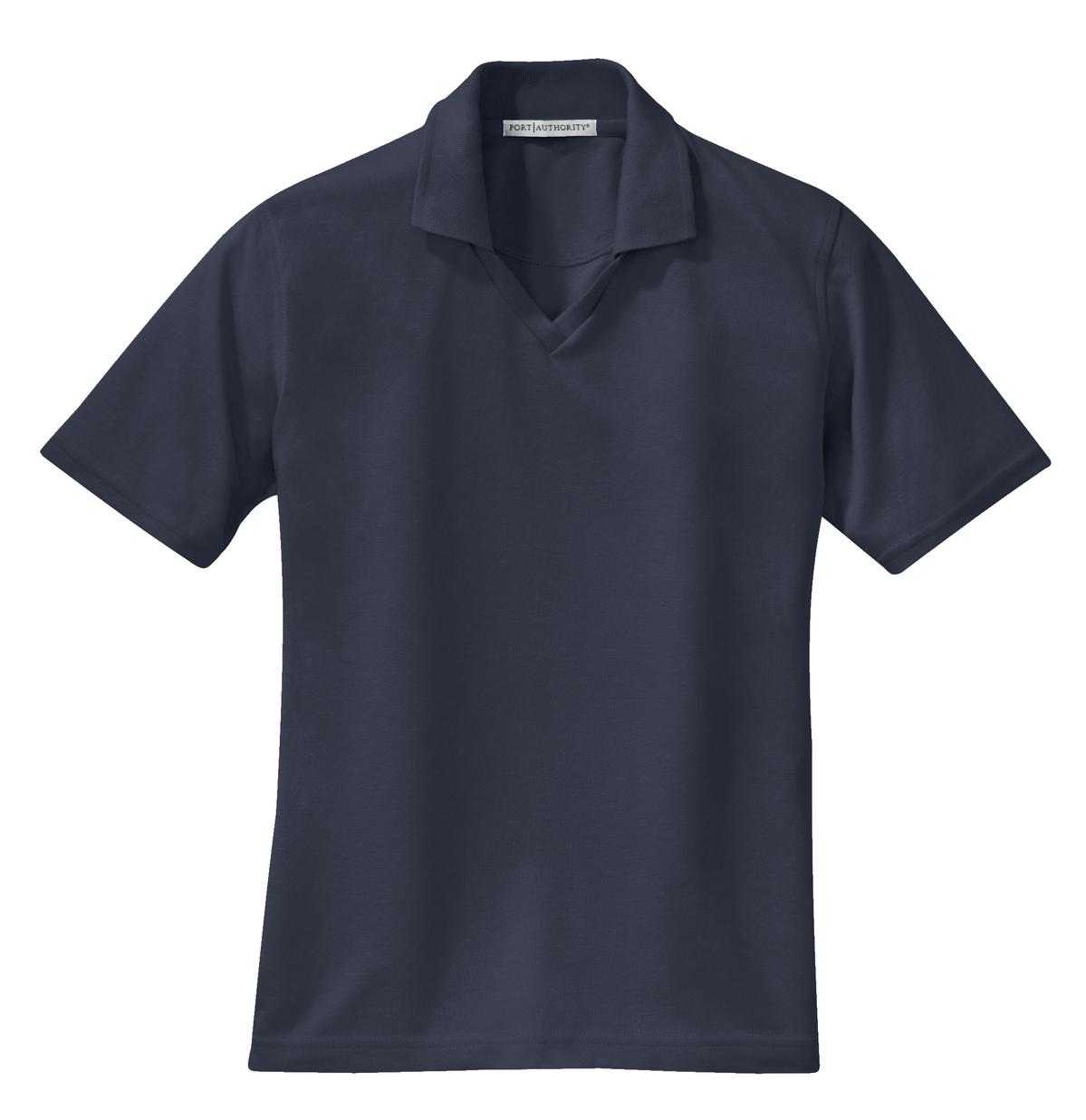 Port Authority L455 Ladies Rapid Dry Polo - Classic Navy - HIT a Double - 5