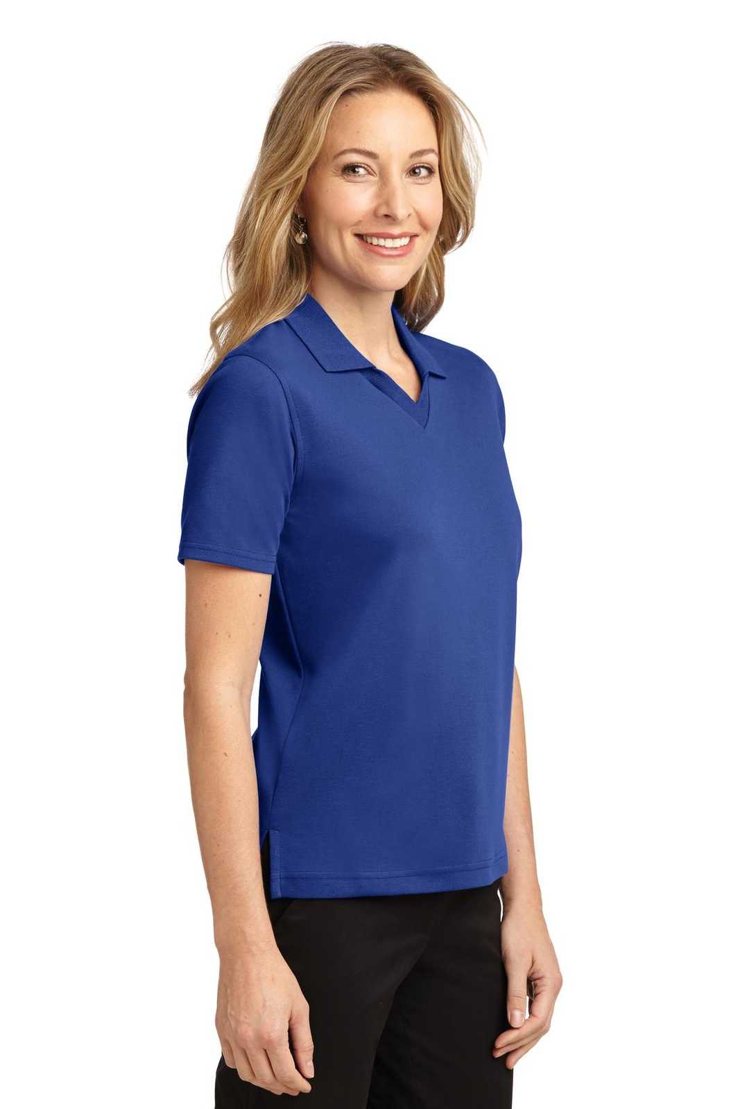Port Authority L455 Ladies Rapid Dry Polo - Royal - HIT a Double - 4