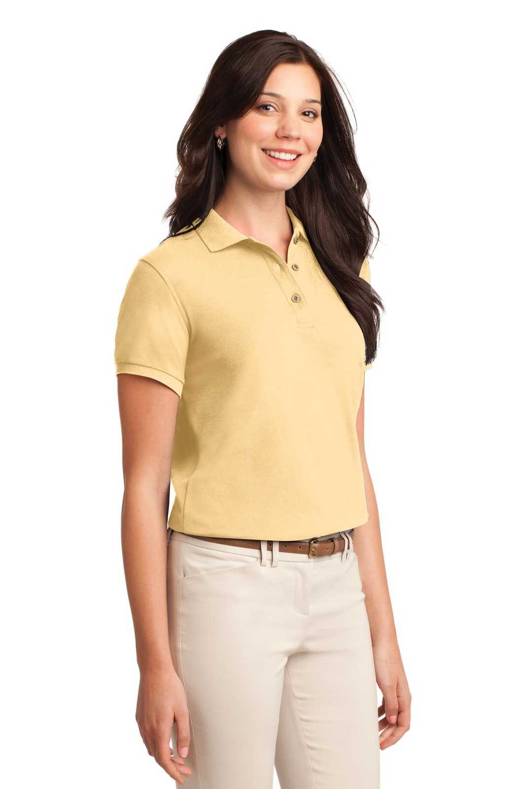 Port Authority L500 Ladies Silk Touch Polo - Banana - HIT a Double - 4