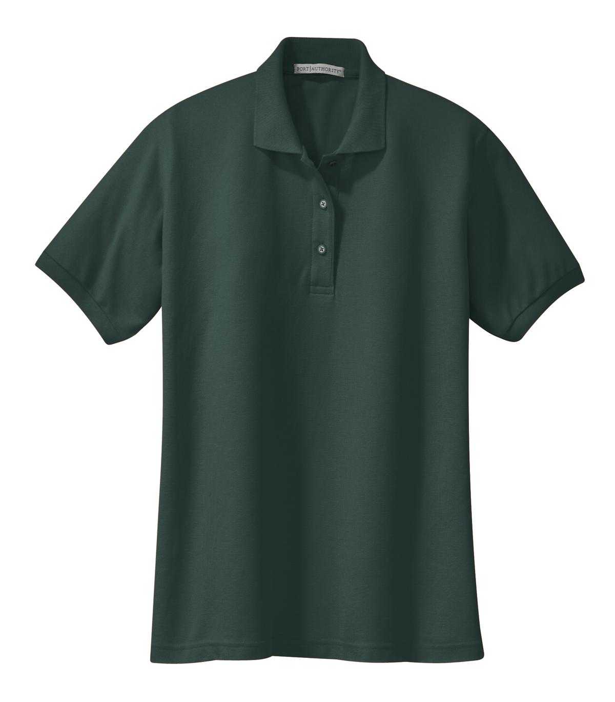 Port Authority L500 Ladies Silk Touch Polo - Dark Green - HIT a Double - 5