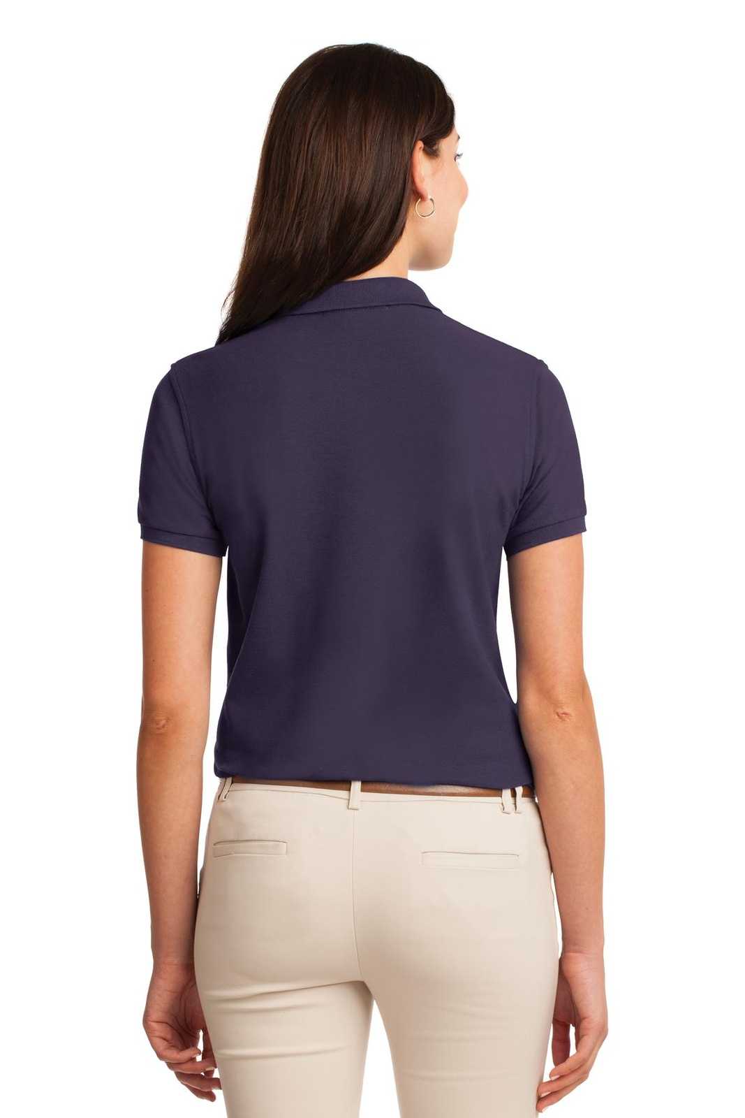 Port Authority L500 Ladies Silk Touch Polo - Eggplant - HIT a Double - 2