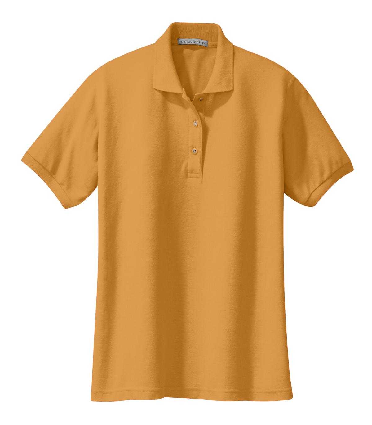 Port Authority L500 Ladies Silk Touch Polo - Gold - HIT a Double - 5