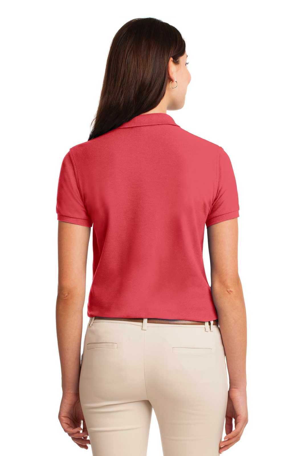 Port Authority L500 Ladies Silk Touch Polo - Hibiscus - HIT a Double - 2