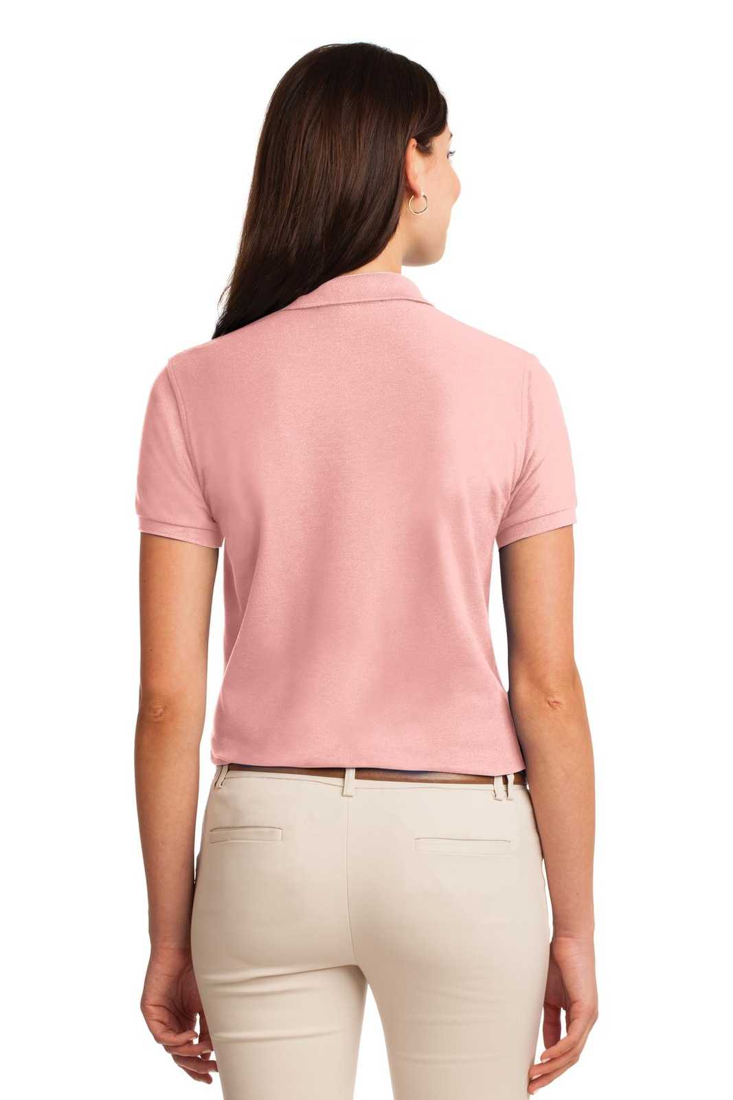 Port Authority L500 Ladies Silk Touch Polo - Light Pink - HIT a Double - 2