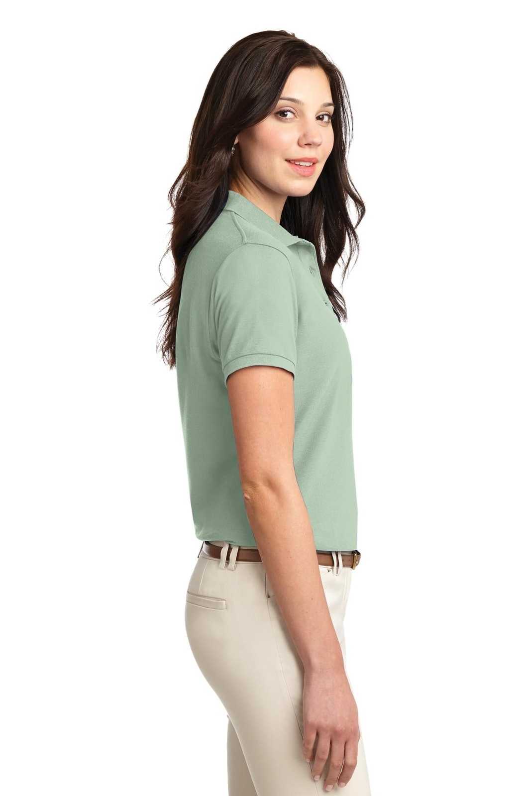 Port Authority L500 Ladies Silk Touch Polo - Mint Green - HIT a Double - 2