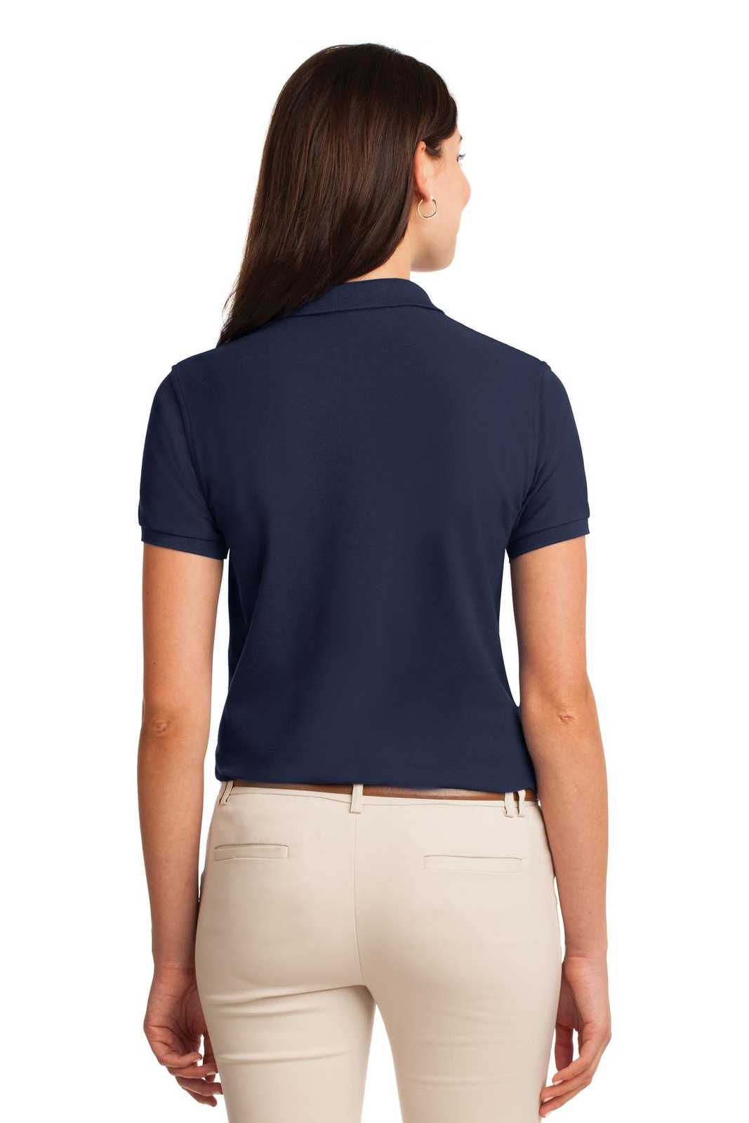 Port Authority L500 Ladies Silk Touch Polo - Navy - HIT a Double - 2