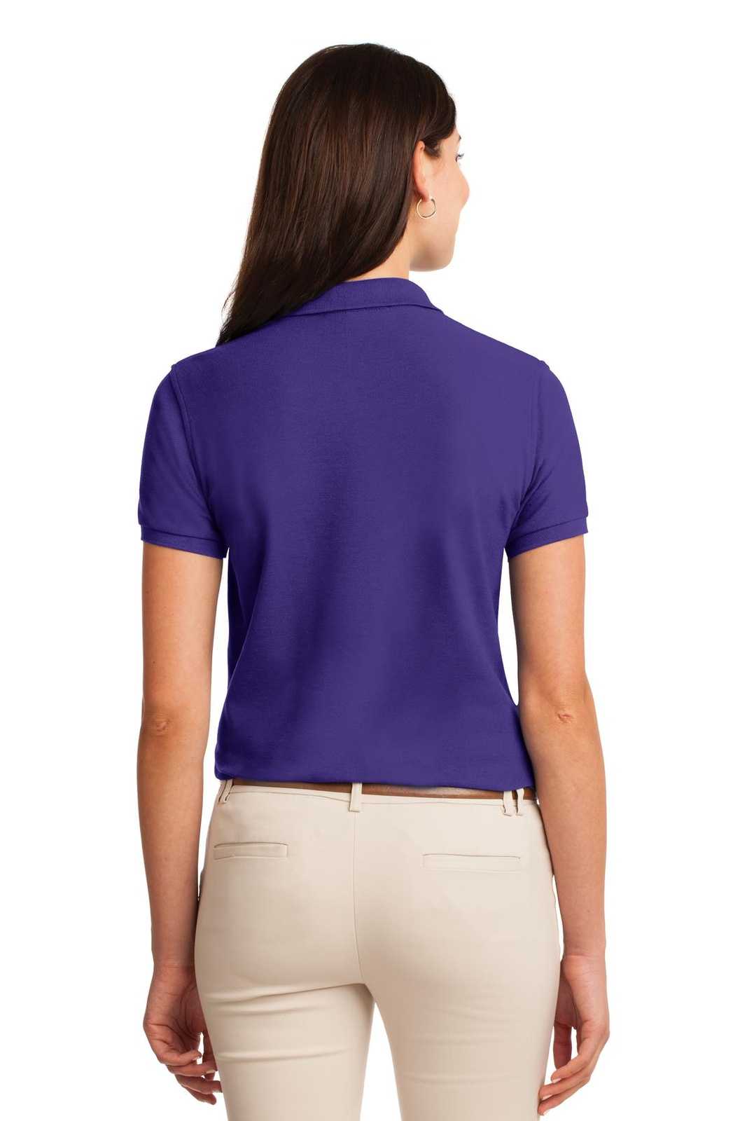 Port Authority L500 Ladies Silk Touch Polo - Purple - HIT a Double - 1