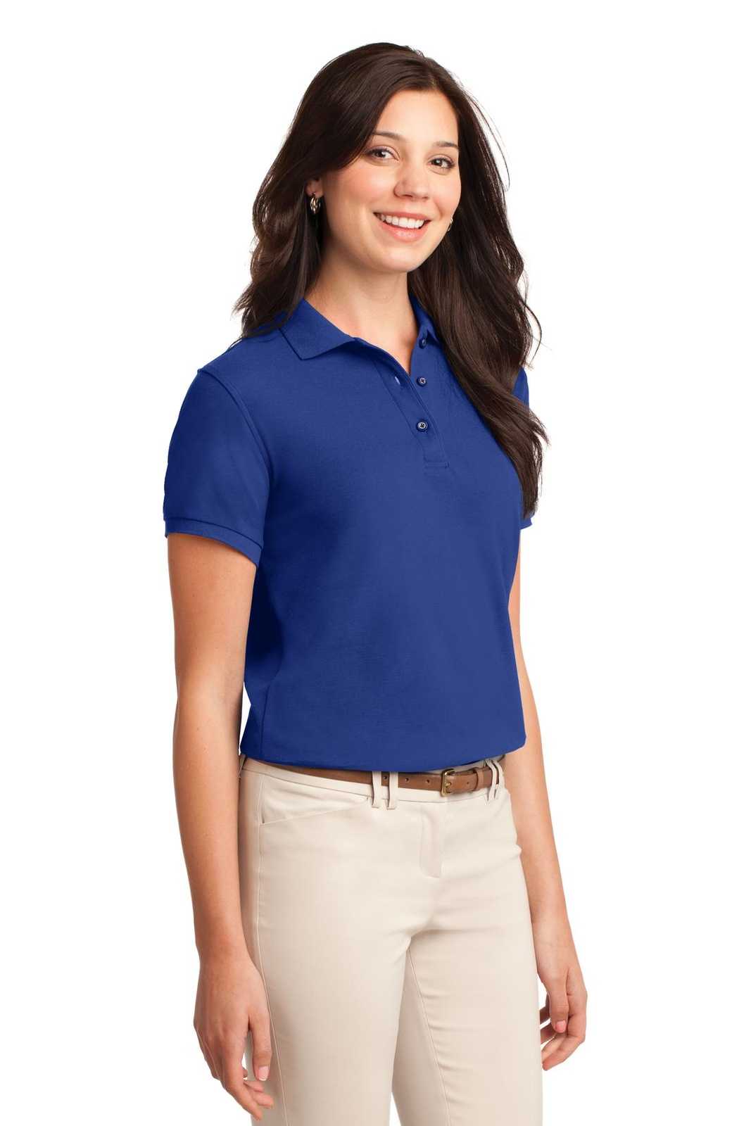Port Authority L500 Ladies Silk Touch Polo - Royal - HIT a Double - 4
