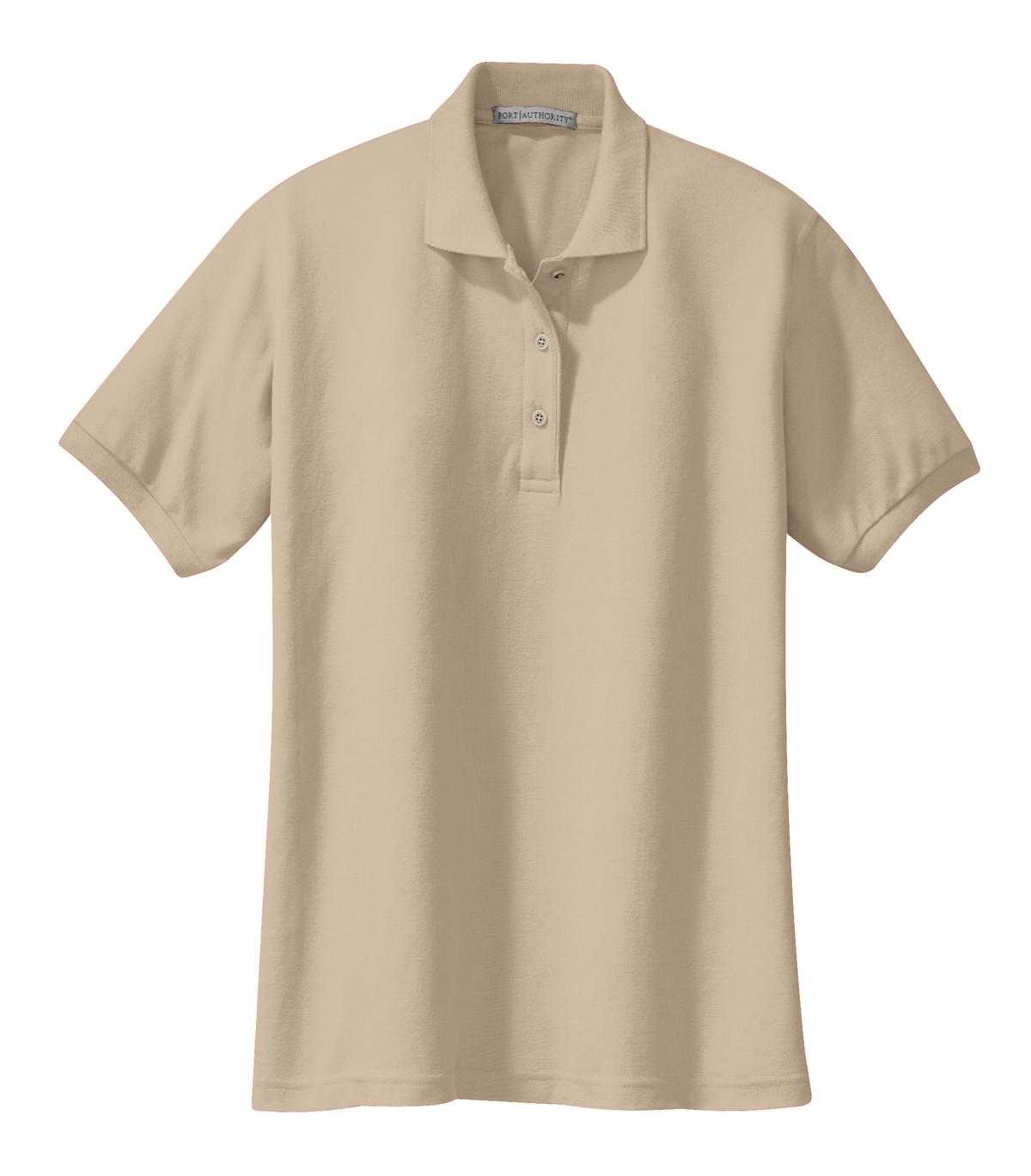 Port Authority L500 Ladies Silk Touch Polo - Stone - HIT a Double - 5