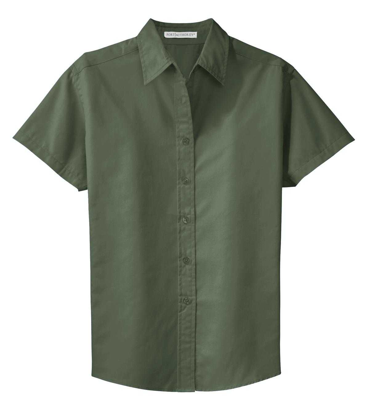 Port Authority L508 Ladies Short Sleeve Easy Care Shirt - Clover Green - HIT a Double - 5