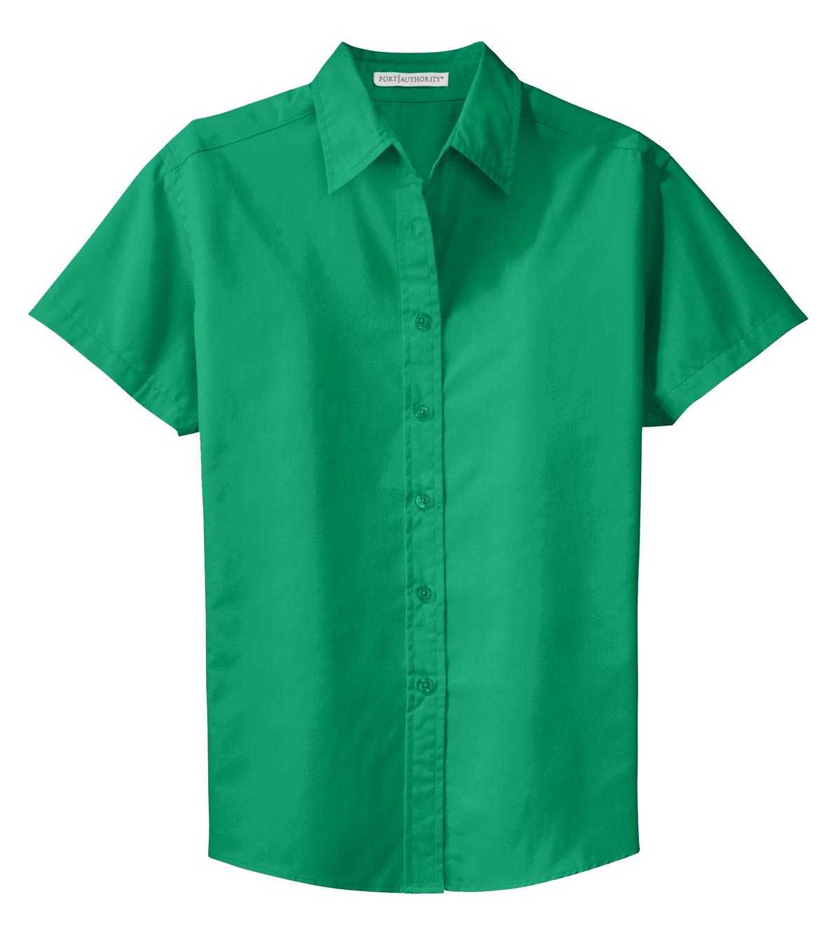 Port Authority L508 Ladies Short Sleeve Easy Care Shirt - Court Green - HIT a Double - 5