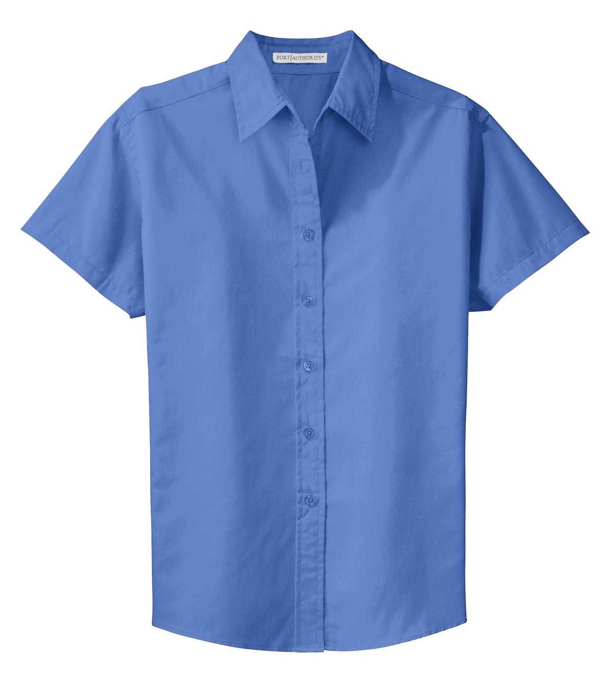 Port Authority L508 Ladies Short Sleeve Easy Care Shirt - Ultramarine Blue - HIT a Double - 5