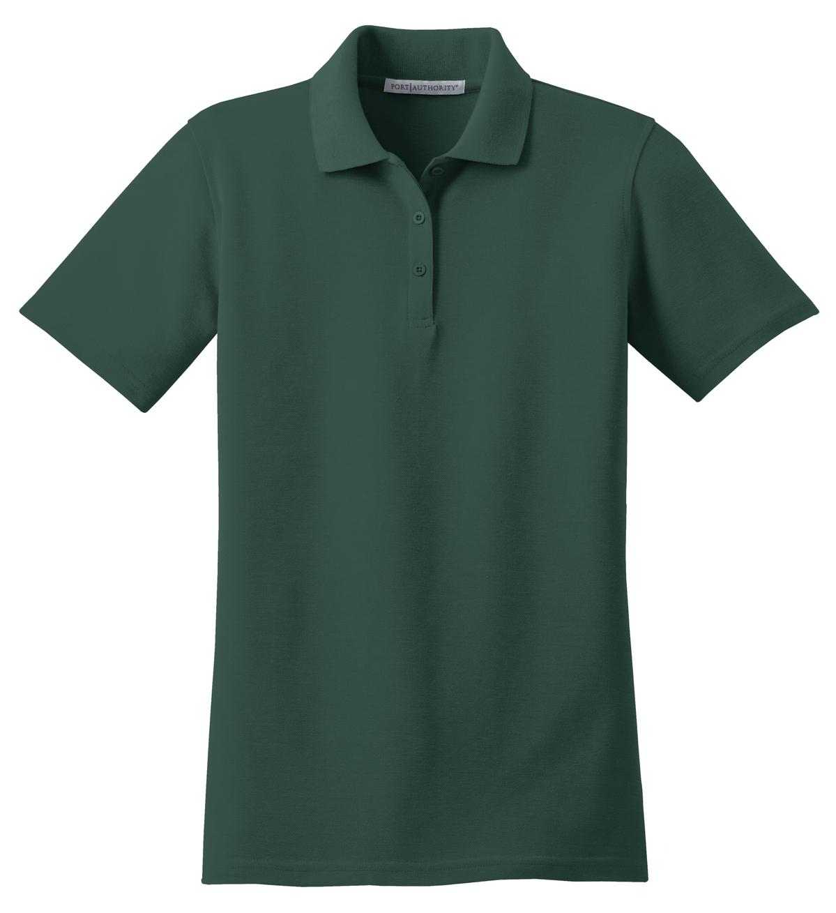 Port Authority L510 Ladies Stain-Resistant Polo - Dark Green - HIT a Double - 5